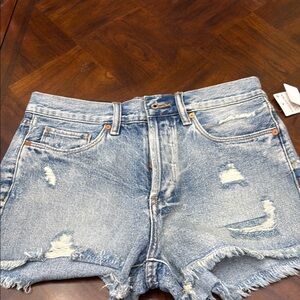BlankNYC Denim Distressed Women's Shorts NWT